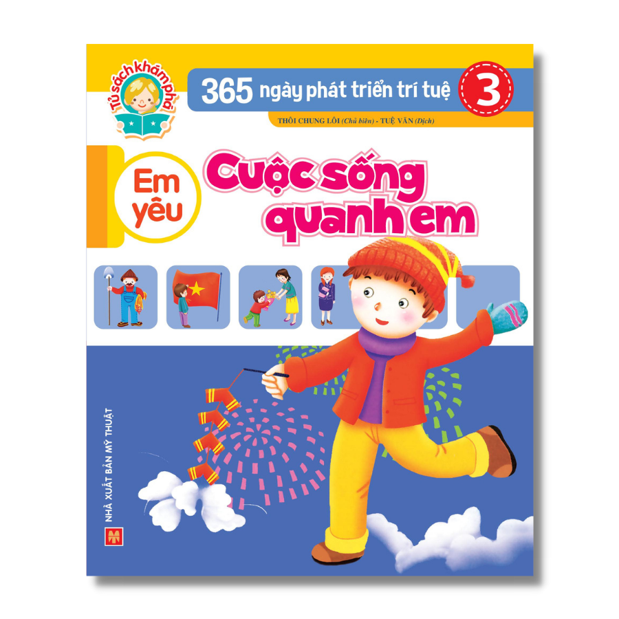 Sách: Combo 365 Ngày Phát Triển Trí Tuệ 3 (Túi 8 Cuốn)