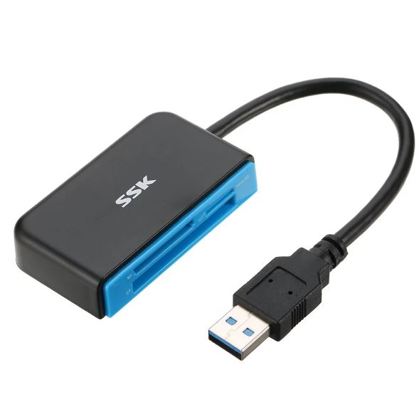 Đầu đọc thẻ nhớ Hoco TF SD / đầu đọc đa năng SSK 330 đọc được MicroSD, SD, CF, M2, MS, XD