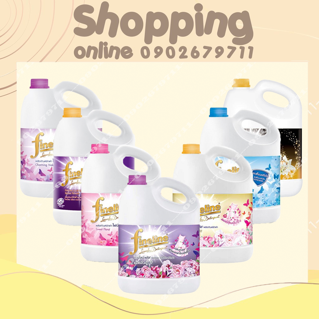 Nước giặt xả Fineline Thái Lan 3000ml