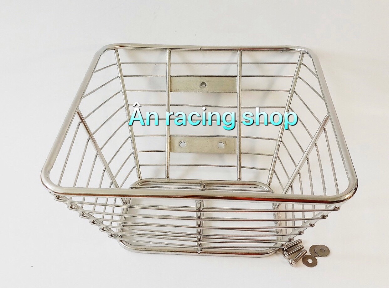 Rỗ inox xe Wave nhỏ