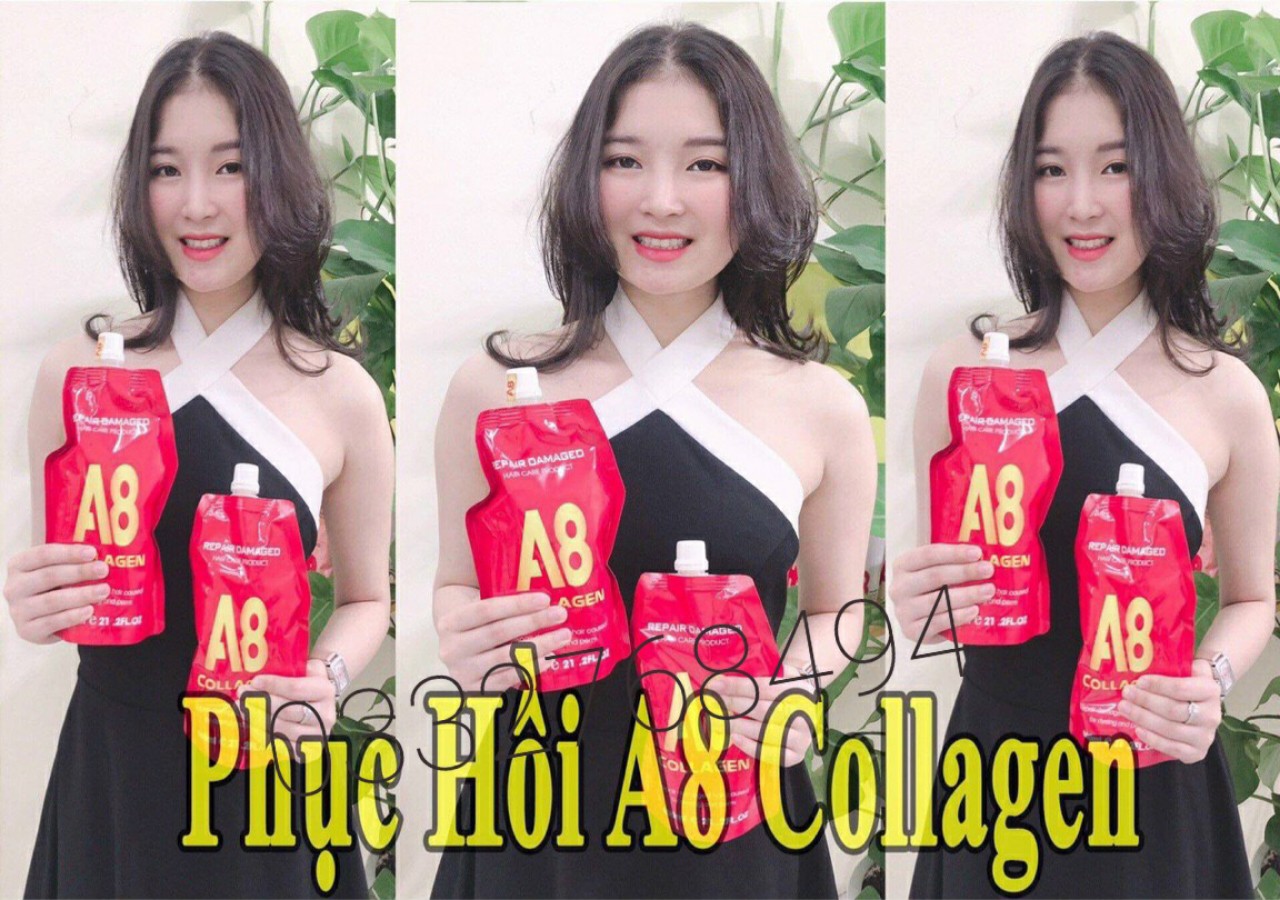 Hấp Phục Hồi Tóc collagen A8