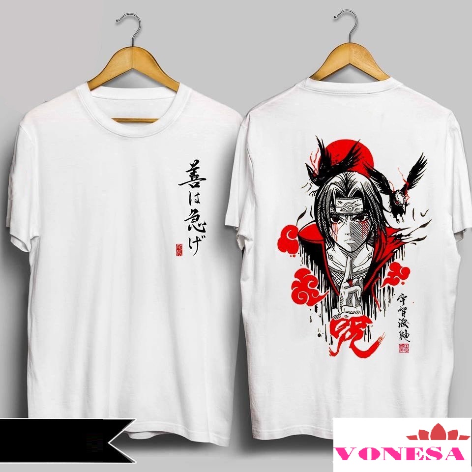 [HCM](SIÊU RẺ) Áo Uchiha Itachi Naruto Siêu Độc - Áo Thun ITACHI NARUTO Đẹp NT07 ( HÌNH .T.H.Ậ.T.)