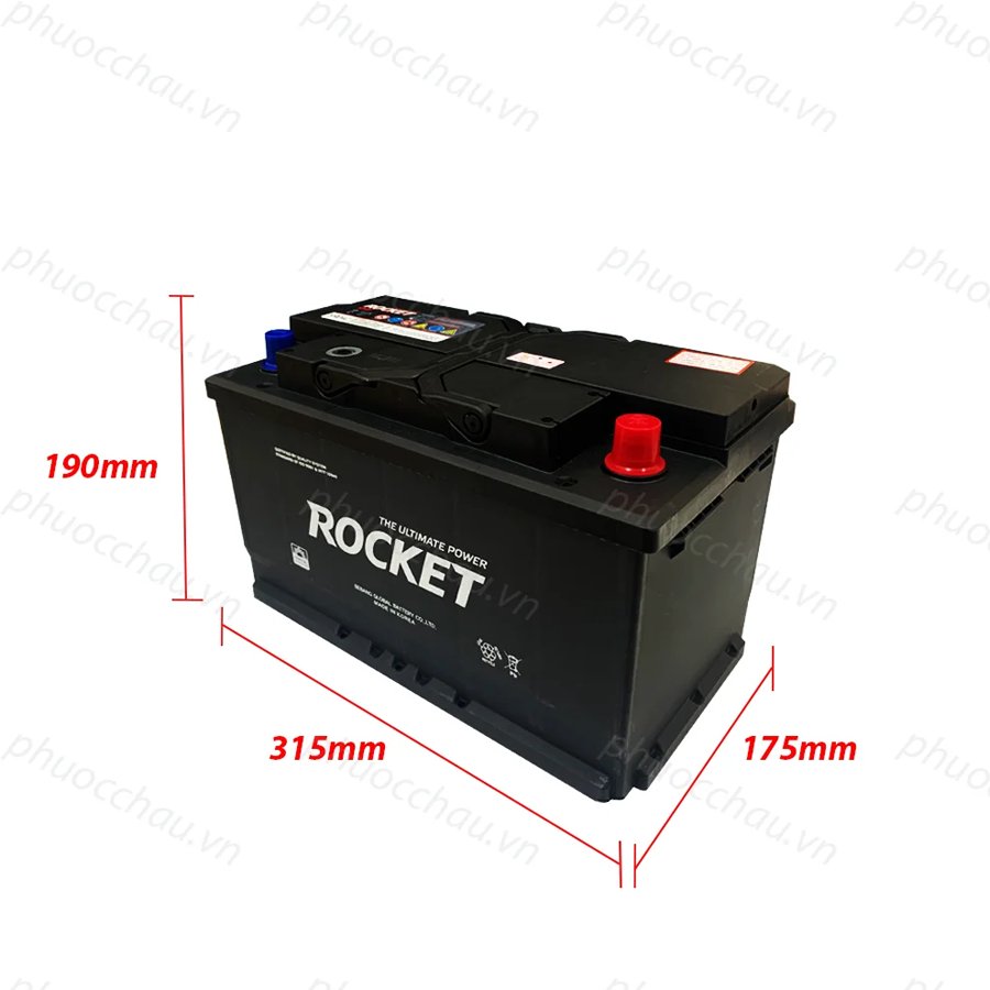 Bình Ắc Quy12V-90Ah, Ắc Quy ROCKET SMF 59042