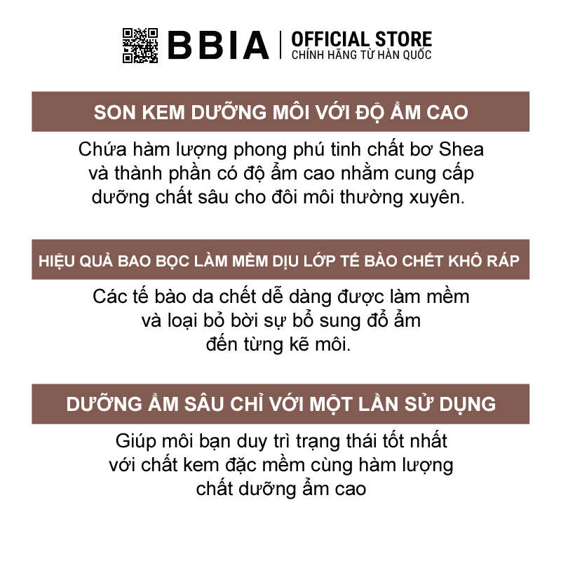 Son Dưỡng Dạng Sáp Bbia Lip Oil Balm 10g