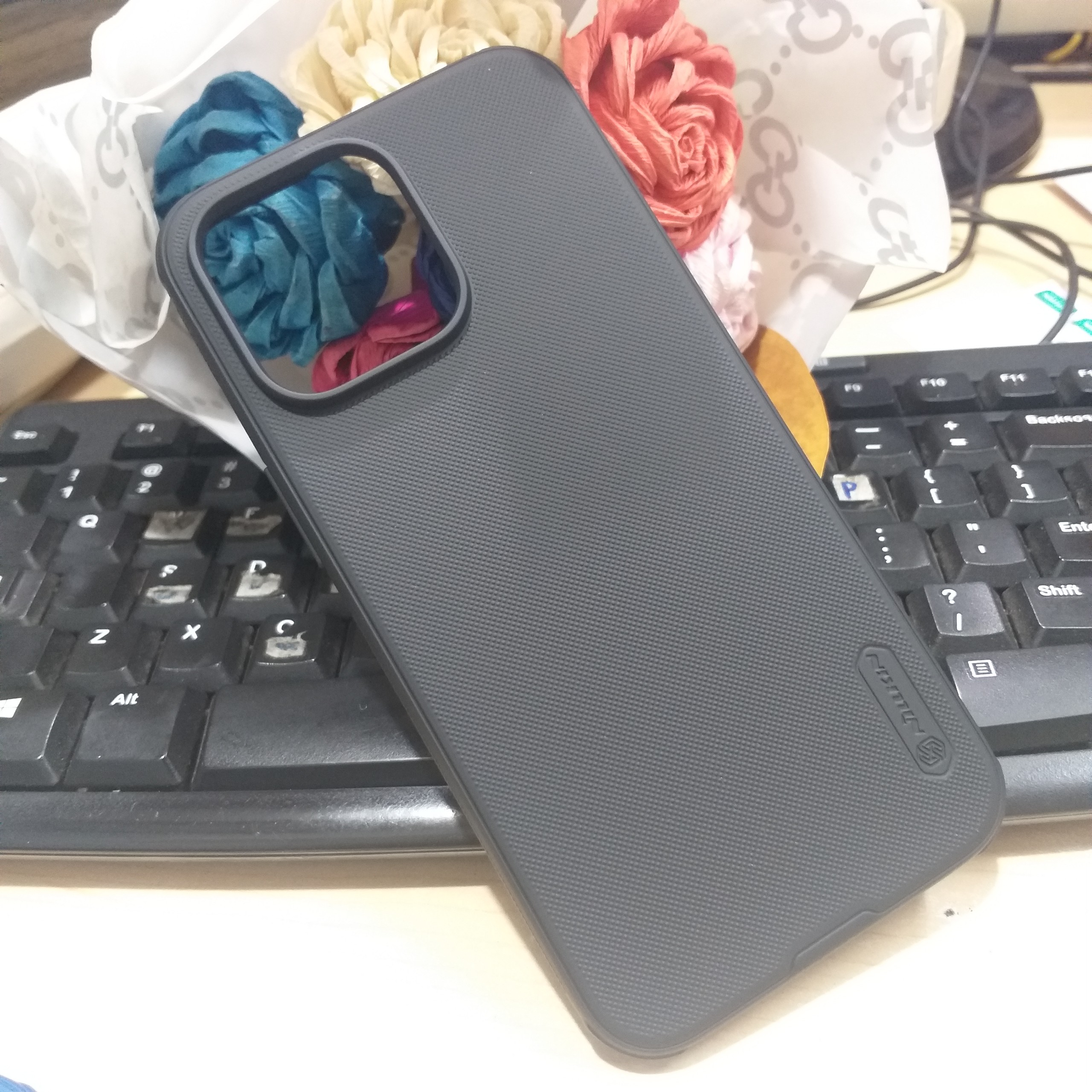 Nillkin frosted double side plastic phone case for iPhone 15 Pro Max cover good quality real photo