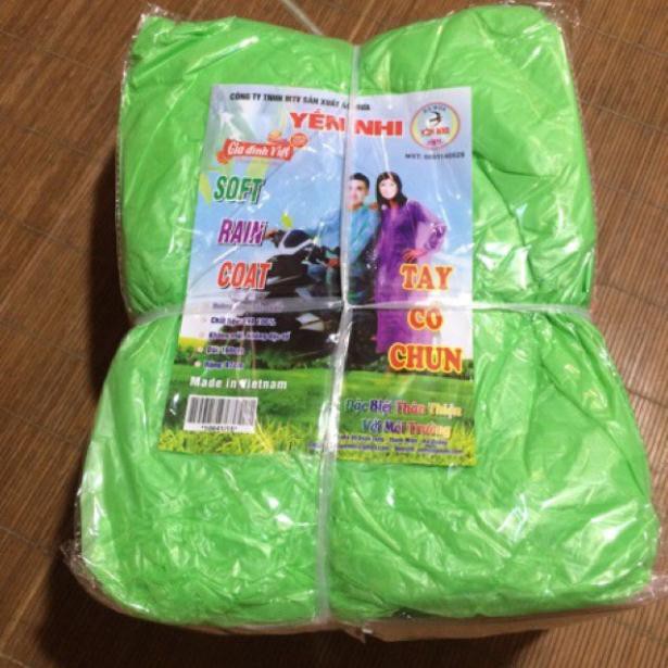10 áo mưa mỏng mặc 1 lần