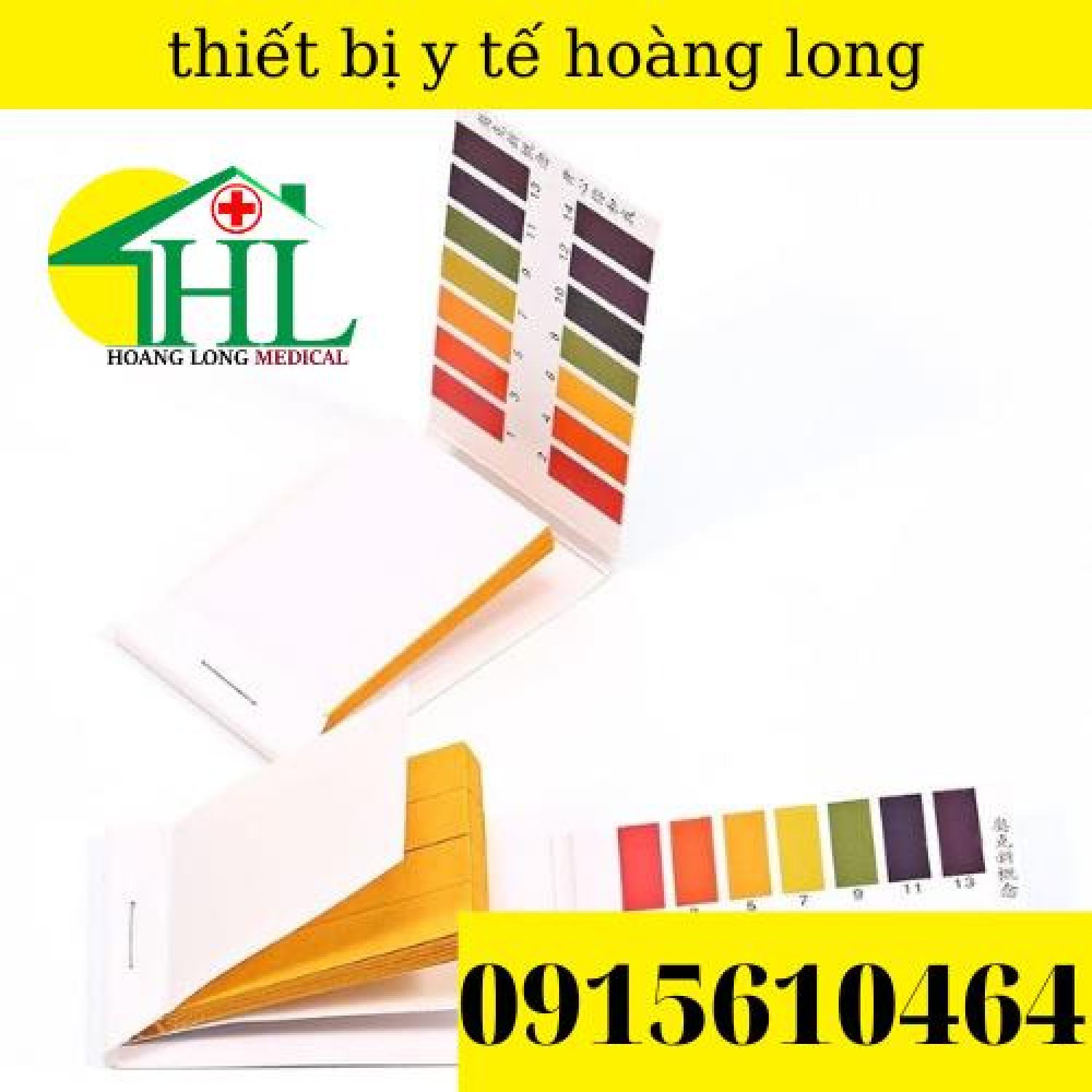 [1 Hộp 20 Tệp ] Giấy Quỳ Tím Thử Độ pH Thang Đo Từ 1 Đến 14