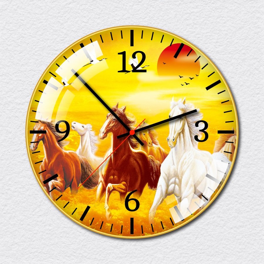 wall clock vintage coated mirror high-grade beautiful decoration lalashop-clock hanging wall wood alloy drift print 3D modern super beautiful decoration bedroom decor living room-wall clock wood [bundled studs + pinaa]