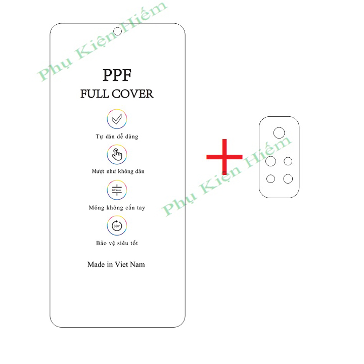 Dán dẻo PPF màn hình Redmi Note 11 - Redmi Note 11S – Tặng dán camera