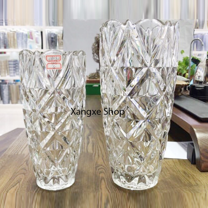 Bình cắm hoa thuỷ tinh cao 30cm - mẫu mới
