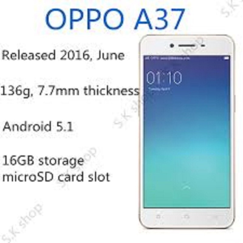 điện thoại cảm ứng Oppo Neo 9 A37 ( 2GB/16GB ) - 2 Nano SIM