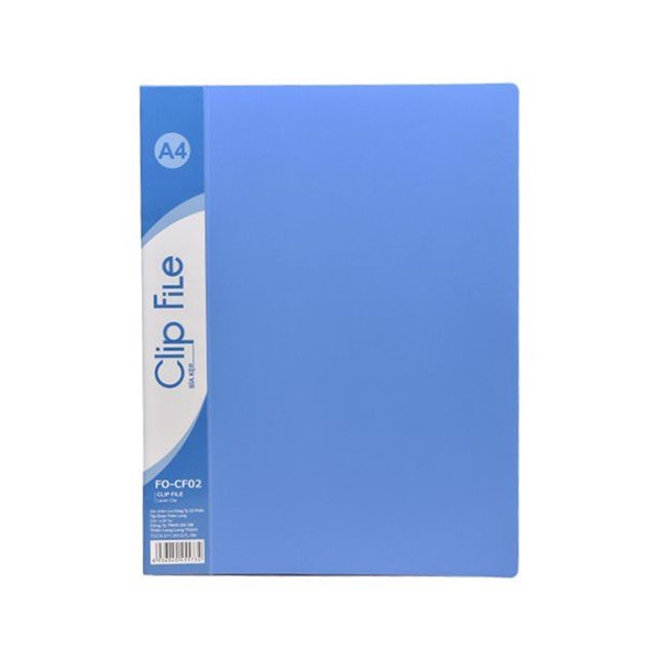 Bìa kẹp a4 fo-cf02 - xanh