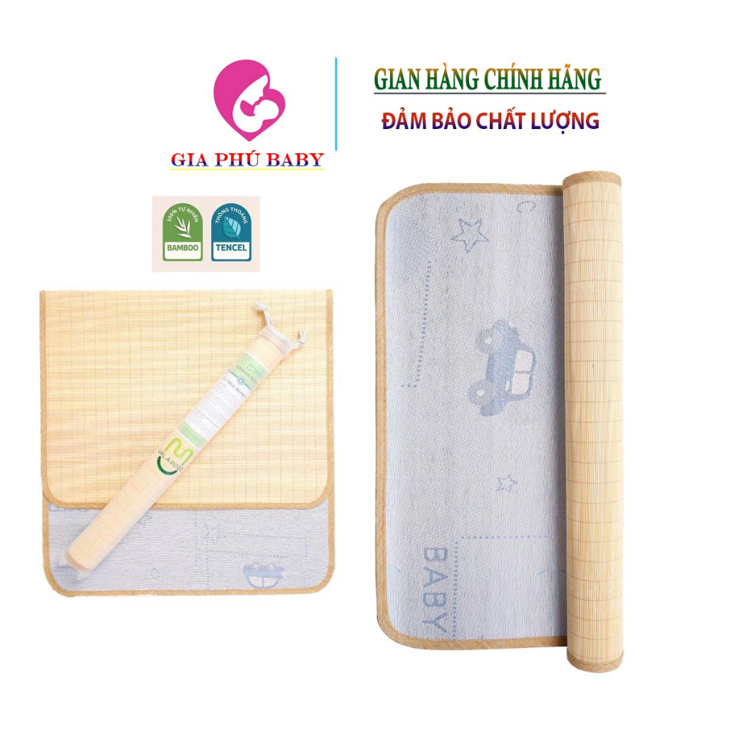 Chiếu trúc bamboo ula rogo cho bé hàng  ( 60x110cm )