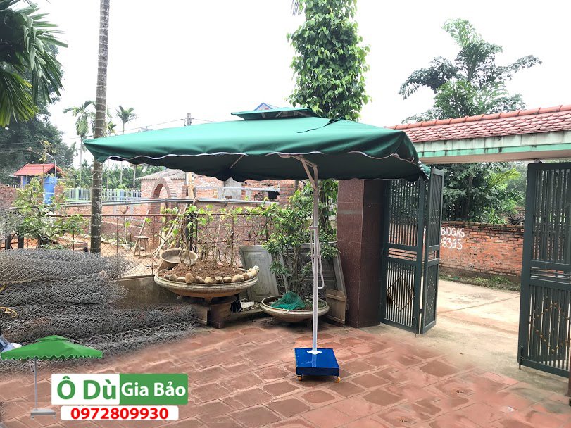 Vải Mái Ô Lệch Tâm Vuông 2.5Mx2.5M ( KHÔNG CÓ KHUNG ĐI KÈM)