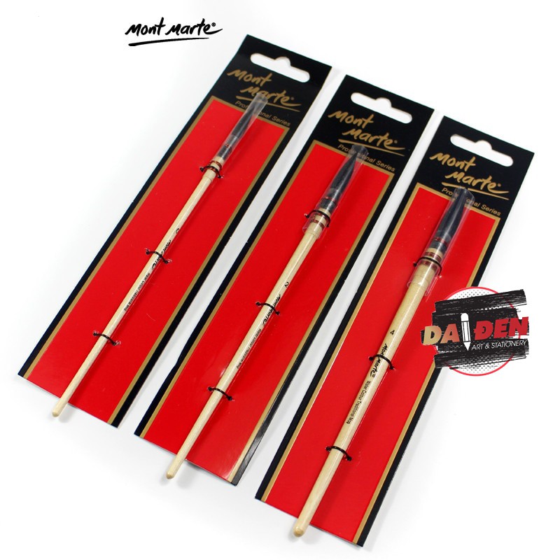 [HCM]Cọ Mop Mont Marte - Hoạ Cụ DA ĐEN