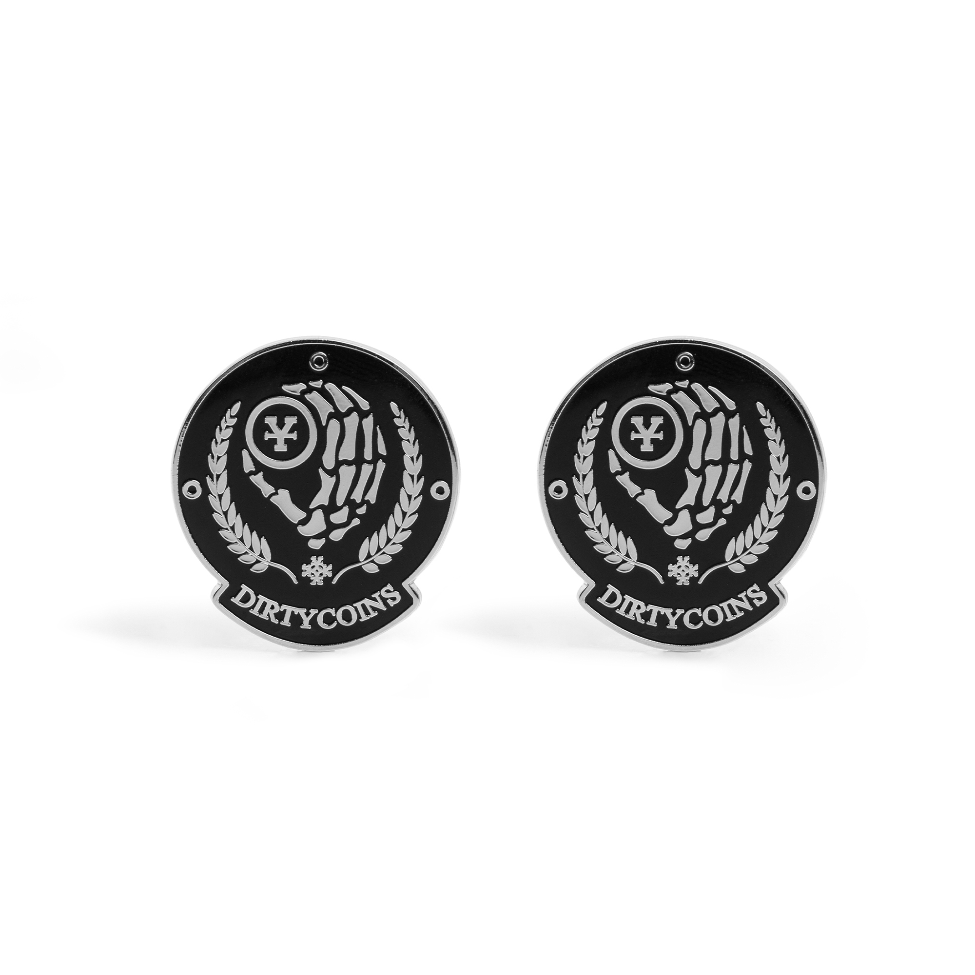 Huy hiệu DirtyCoins Wreath Logo Pin