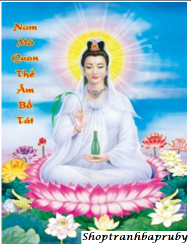 [HCM]Tranh đính đá Mẹ Quan âm DF463 kích thước 50 x 70 cm