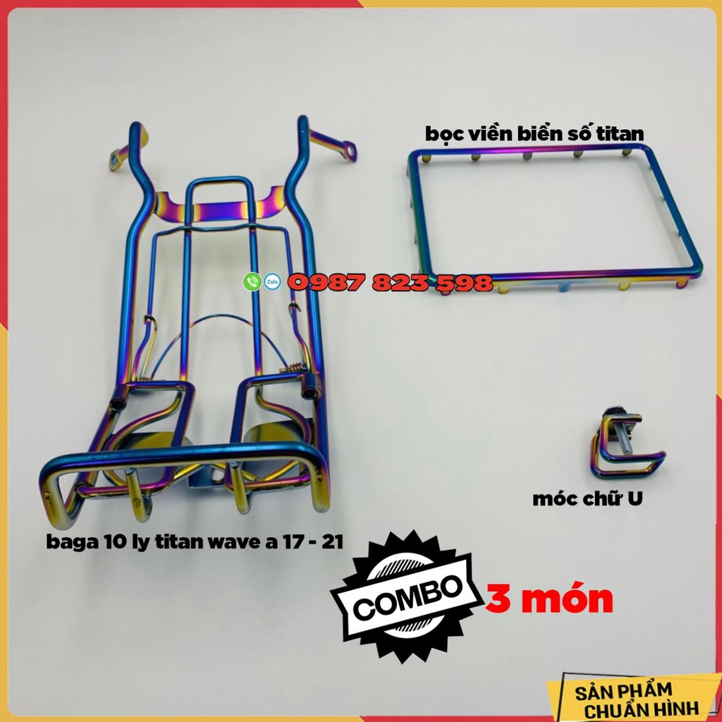 Combo 3 Món Titan Dành Cho Wave A 2017 - 2022- Combo Wave 110cc 2017 - 2022 ( Như Ảnh)