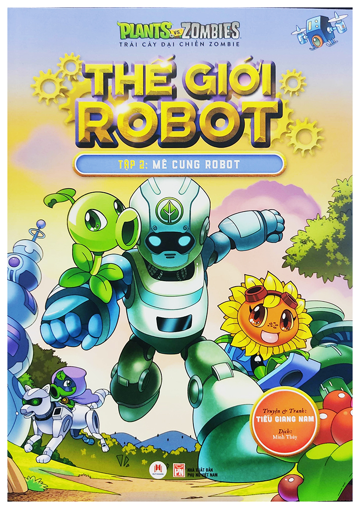 Sách - Thế giới robot - Trái cây đại chiến zombie trọn bộ 6 tập