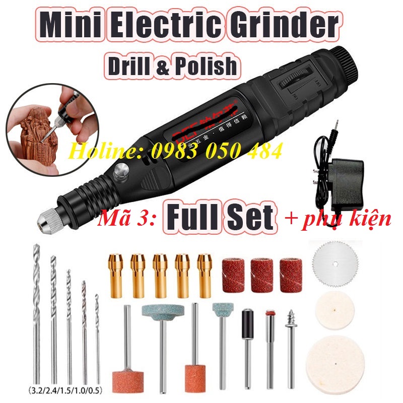 máy khoan điện mini cầm tay - máy cắt mini máy mài cắt mini