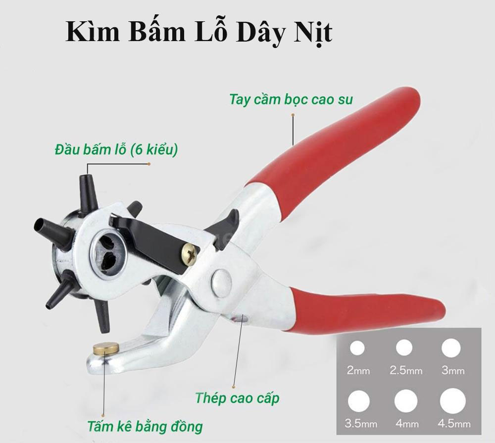 KÌM BẤM LỖ THẮT LƯNG
