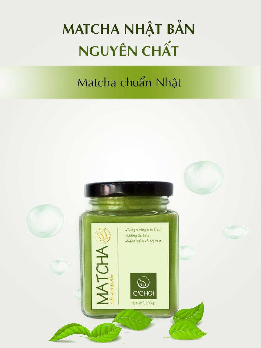 50Gr Bột Trà xanh Matcha Nhật Bản nguyên chất 100% (Mỹ phẩm...