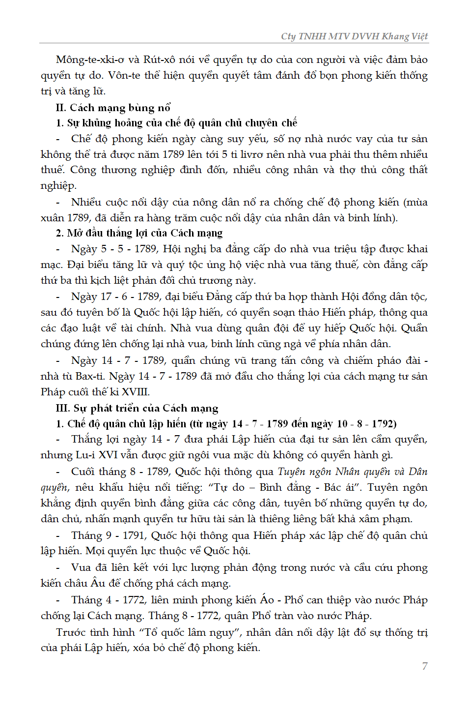 Bồi Dưỡng Học Sinh Giỏi Lịch Sử 8