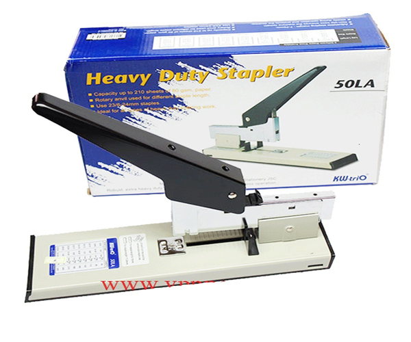 [HCM]Máy bấm kim số đại W.Trio 50-LA bấm tối đa được 210 tờ giấy A4