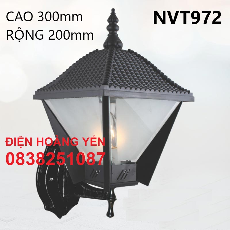 đèn vách ngoài trời cổ điển