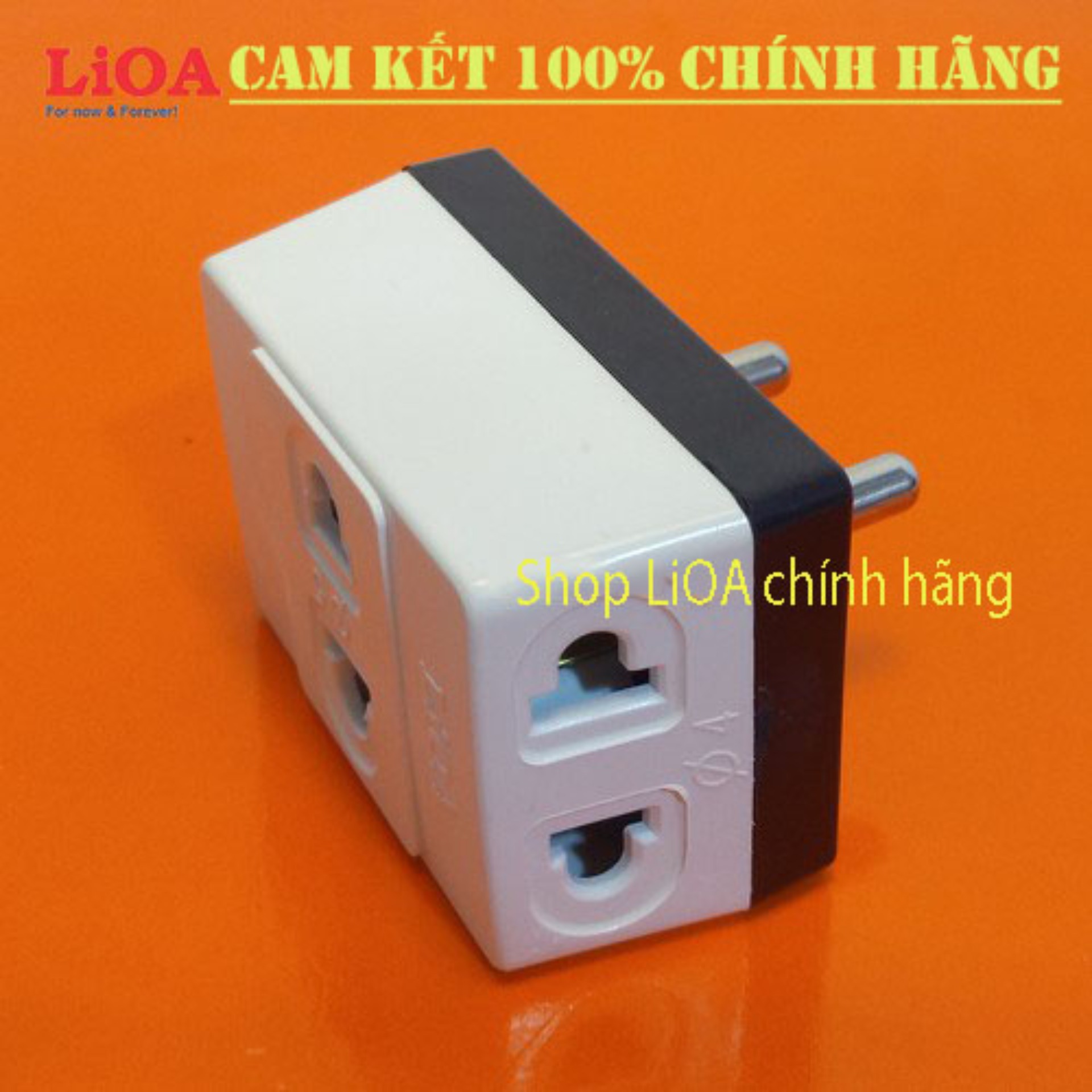 Ổ cắm 3 ngả lioa lỗ cắm siêu chắc