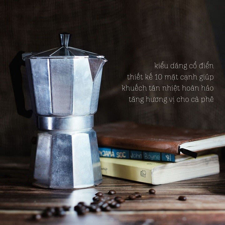 Ấm pha CAFE siêu tốc MOKA POT 300ml