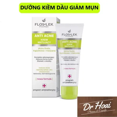 Kem Dưỡng Kiềm Dầu Giảm Mụn FLOSLEK - Floslek Mattifying Cream 50ml