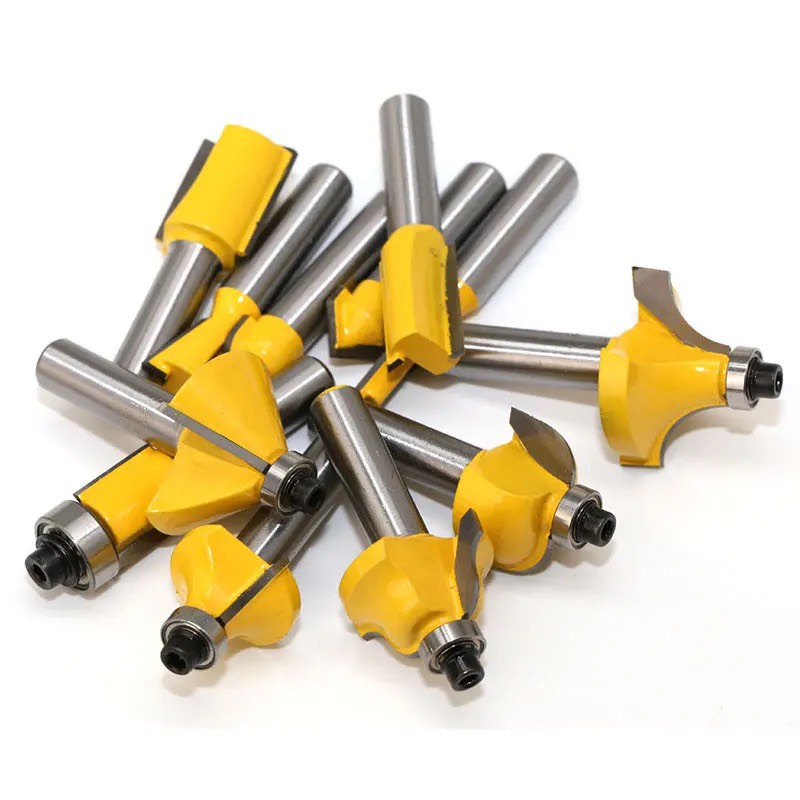Bộ mũi dao phay gỗ cốt 6.35mm