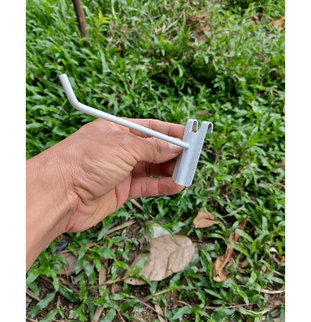 Móc treo phụ kiện 100 cái dài 12cm sơn trắng_msf2650
