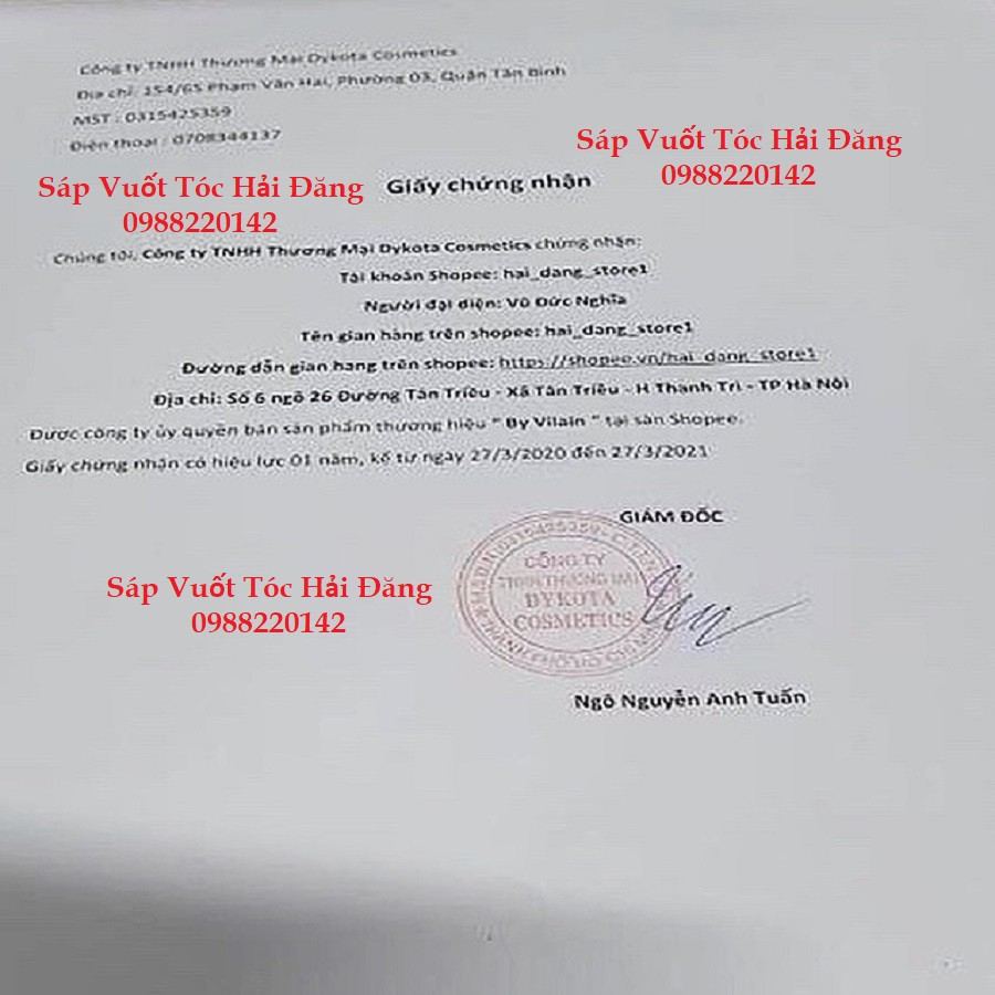 [CHÍNH HÃNG Đan Mạch] Xịt Dưỡng Tóc Tạo Phồng By Vilain Sidekick
