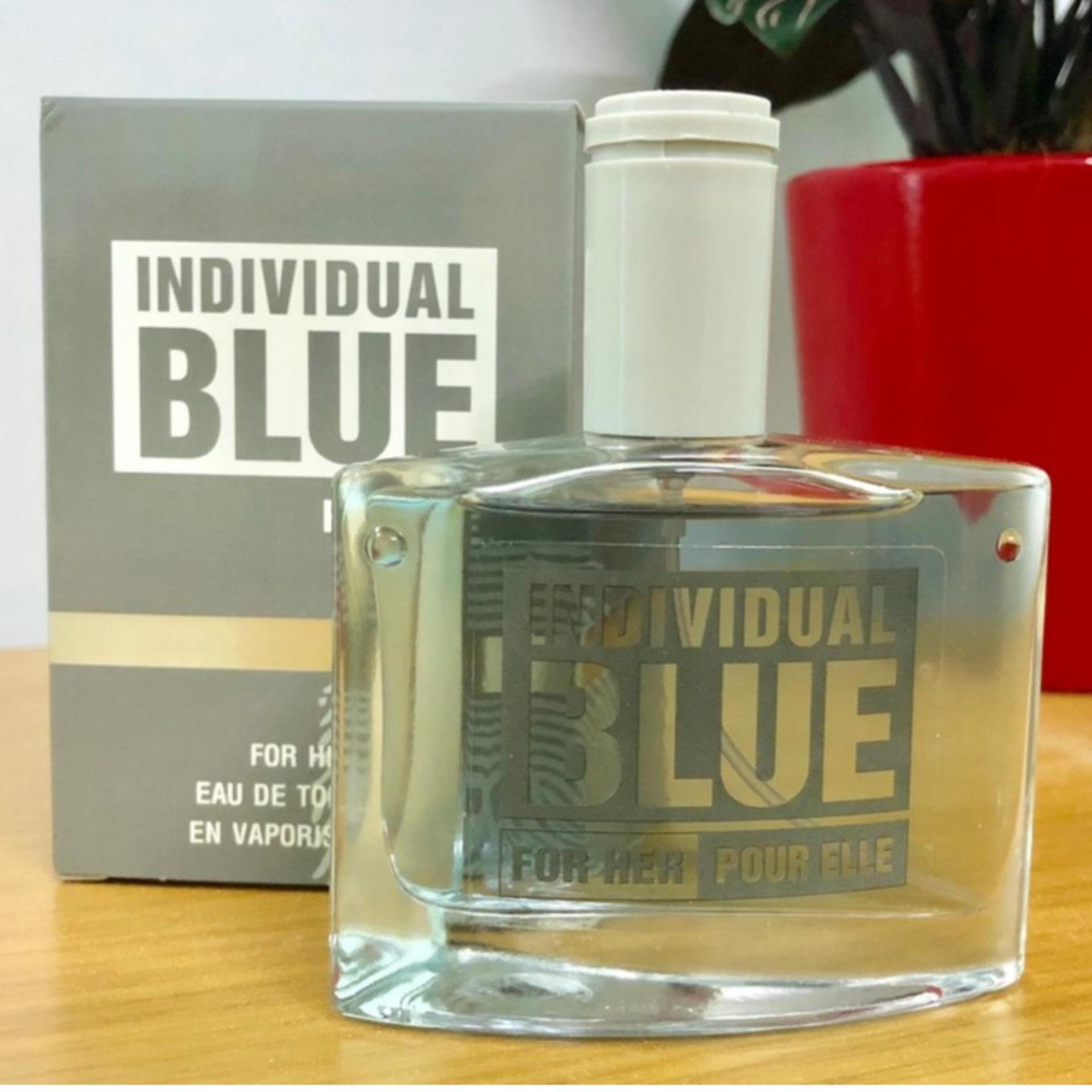 Nước Hoa Cho Nữ INDIVIDUAL BLUE Pour Elle 50ml (Bạc)