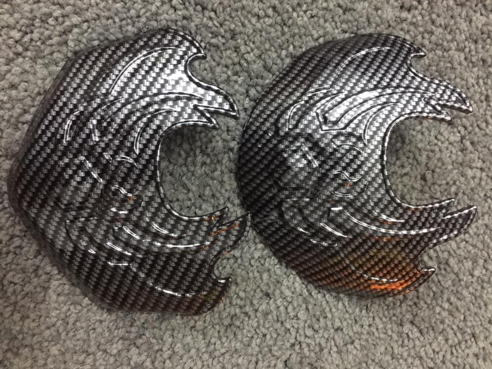 Bộ mỏ dè trước, sau cho xe PCX 2018, 2019, 2020 (Sơn carbon siêu đẹp)