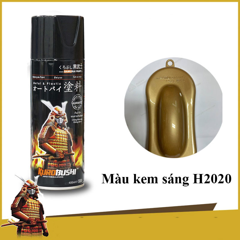 [HCM]H2020 _ Sơn xit Samurai H2020 màu kem sáng _Scopy Light