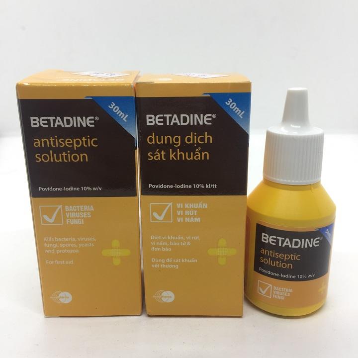 Betadine dung dịch sát khuẩn chai 30ml