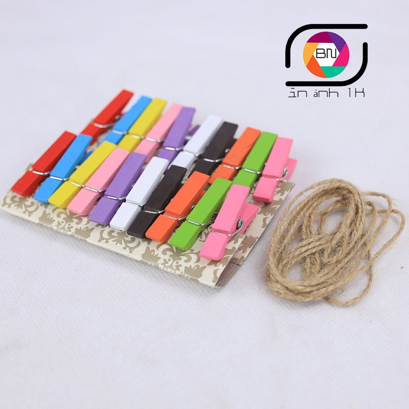 COMBO 10 KẸP & 1.5 MET DÂY THỪNG (TRANG TRÍ TREO ẢNH)