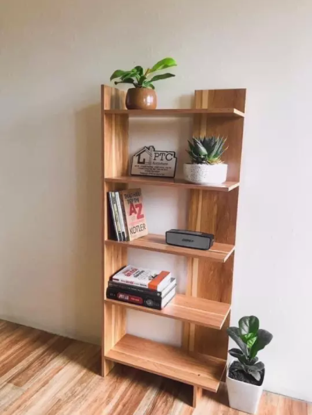 Kệ góc tường 5 tầng bằng gỗ MDF chất lượng cao