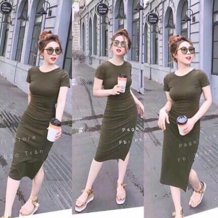 Đầm Body Tôn Dáng Hở Lưng Sexy