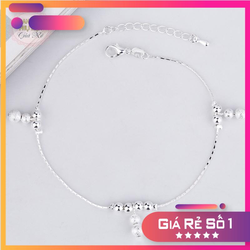 [Giảm Sốc] Lắc Chân Bạc Ý 925 thời trang Hàn Quốc