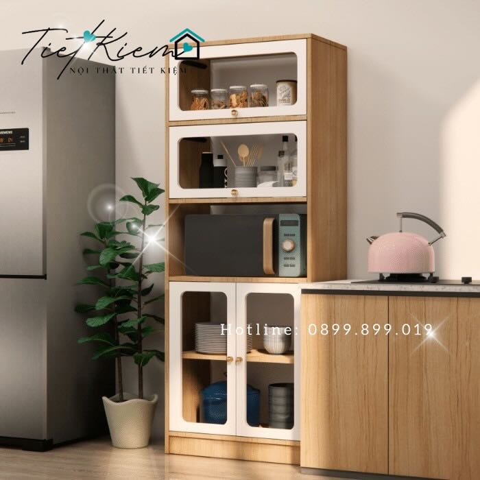 Kệ tủ bếp gỗ đẹp đa năng B11990