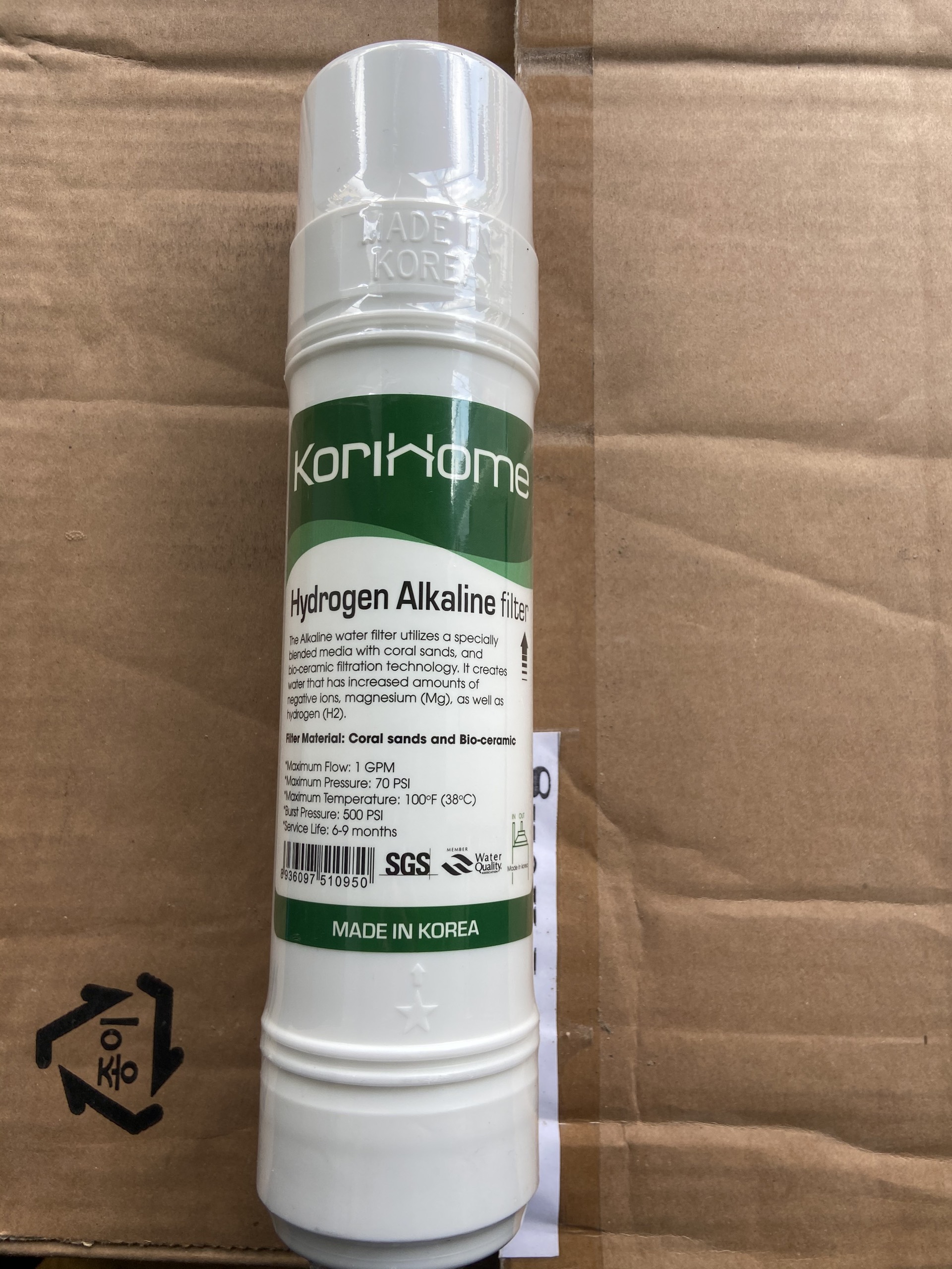 Lõi Lọc Nước  Korihome - Hydrogen Alkaline