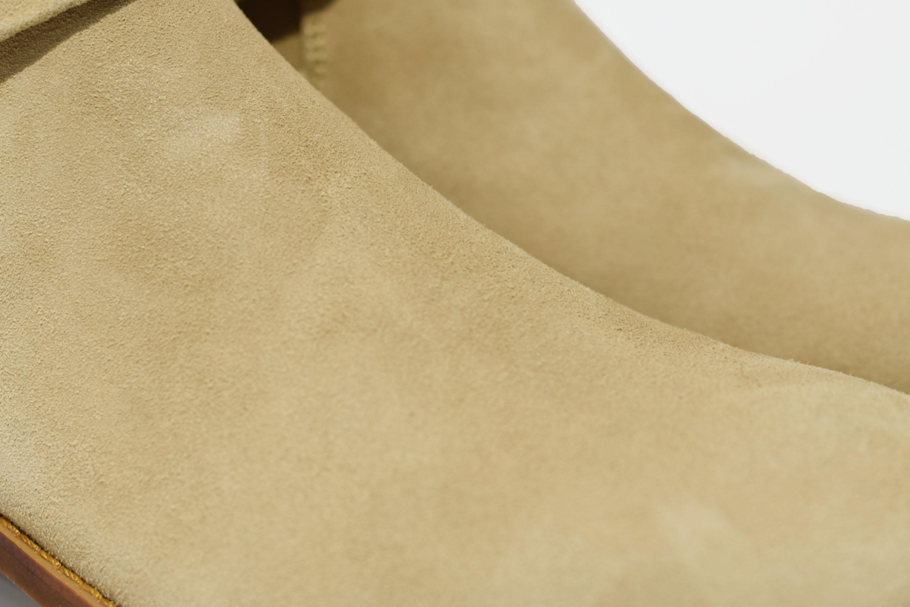 [TATHANIUM Footwear] Giày Chelsea Harness boot màu bò lợt da lộn