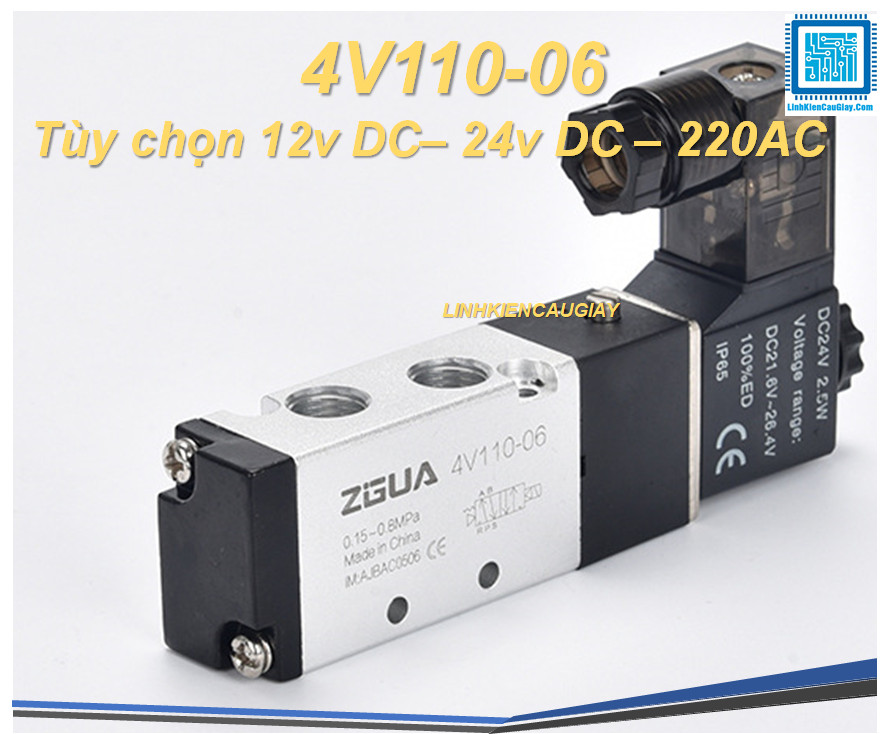 Van điện từ khí nén 4v110-06 hàng tốt