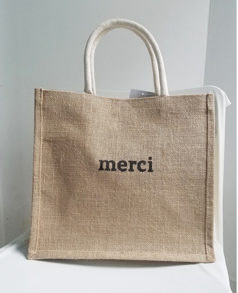 Túi cói Merci phong cách Vintage