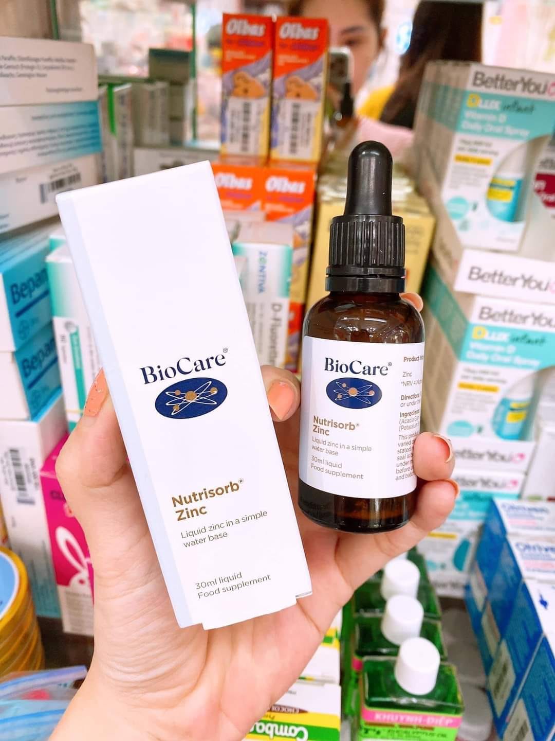 Kẽm nước Bio Care zinC 30ml Liquid
