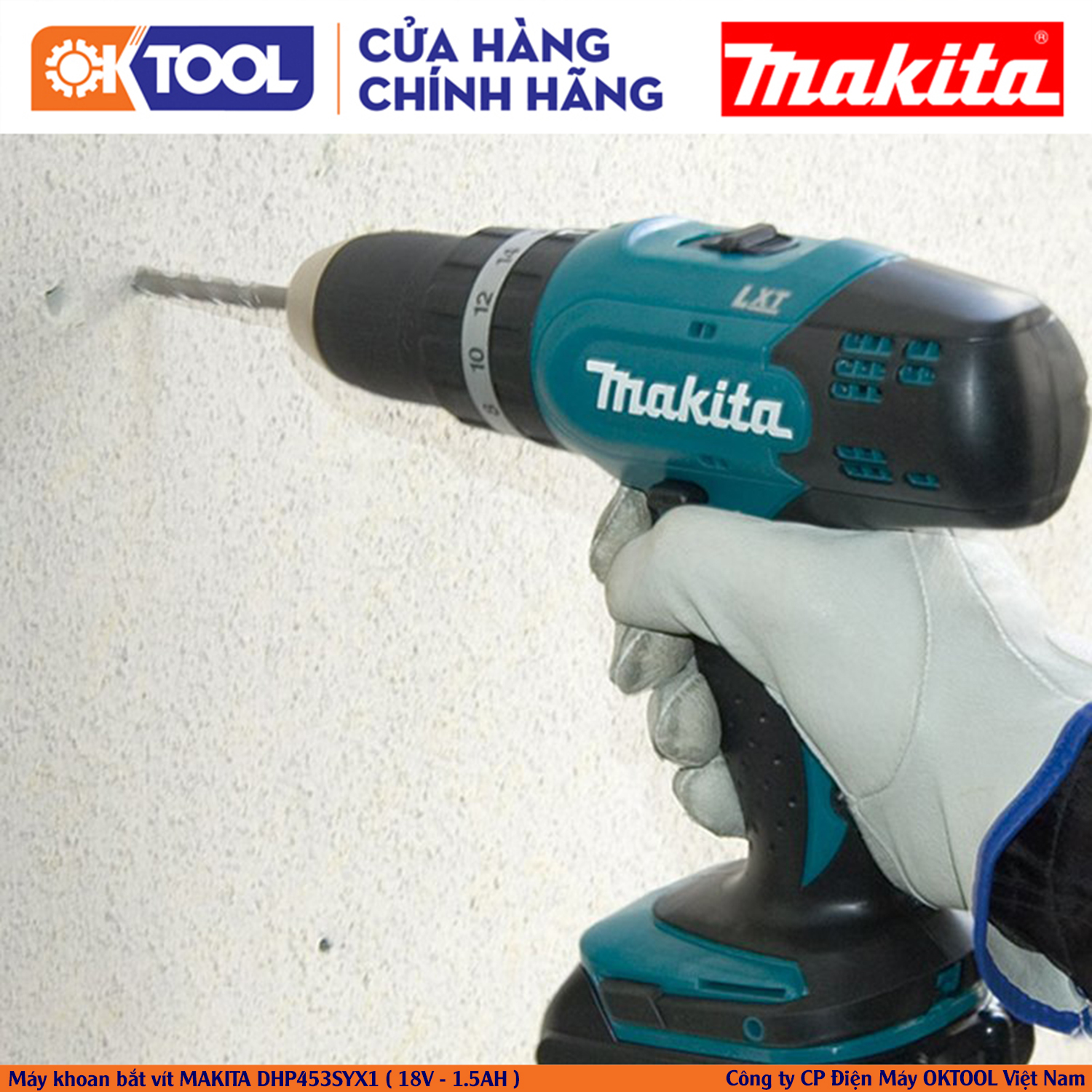 Máy khoan pin Makita DHP453SYX1